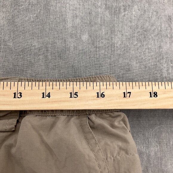 North Face Pants Men Large 34W x 32L‎ Tan Convertible Shorts Cargo Hike Nylon - Picture 7 of 14